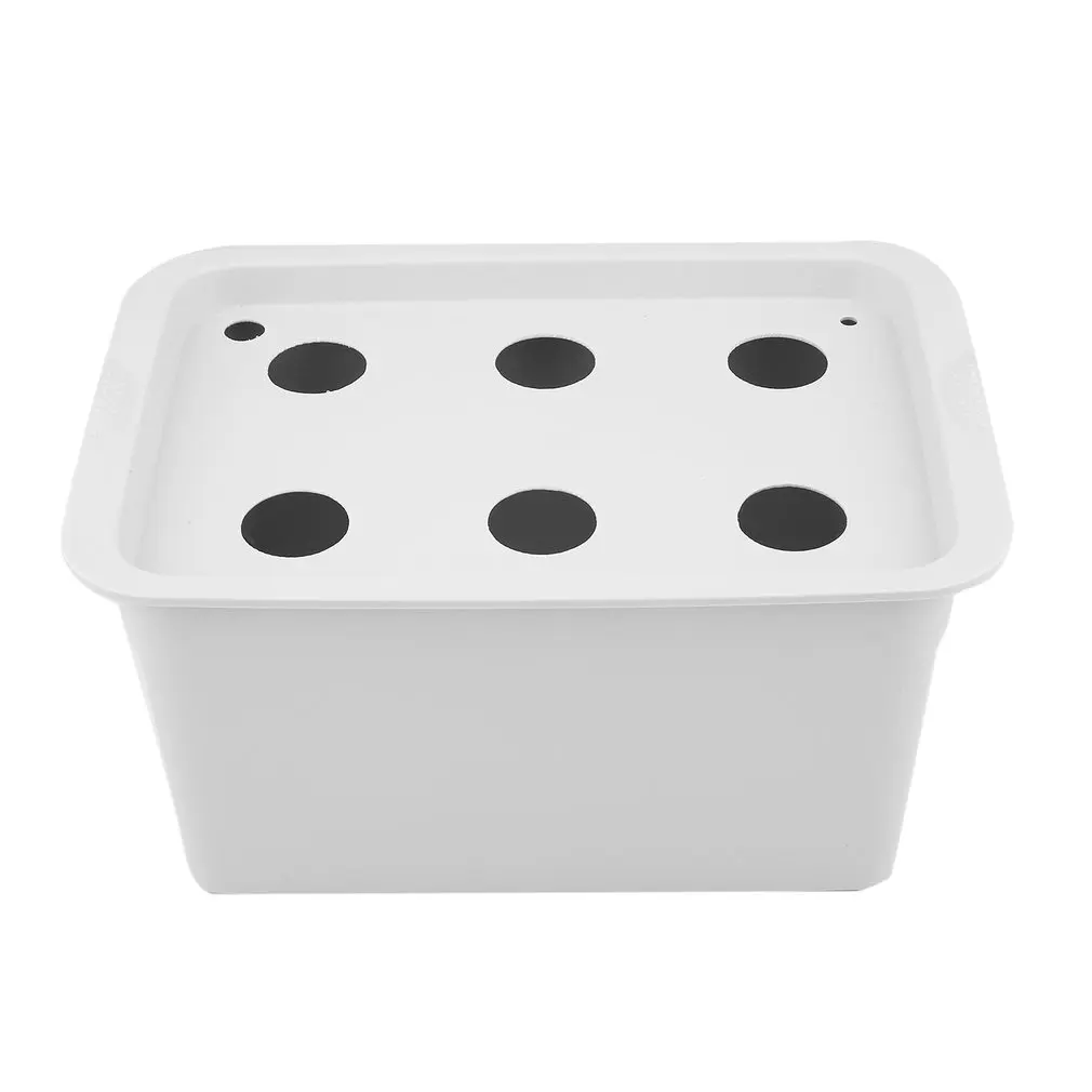 

6 Holes 220V/110V Plant Site Hydroponic System Indoor Garden Cabinet Box Grow Kit Bubble Garden Pots Planters Nursery Pots