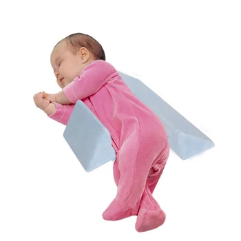 

Baby bed pillow bumper newborn anti roll pillows comfortable soft toddler protection pad cotton locator baby room decoration