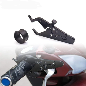 

Throttle Control System Motorcycle Cruise Control Throttle Lock Assist Retainer Relieve Stress Durable Grip Black Universal