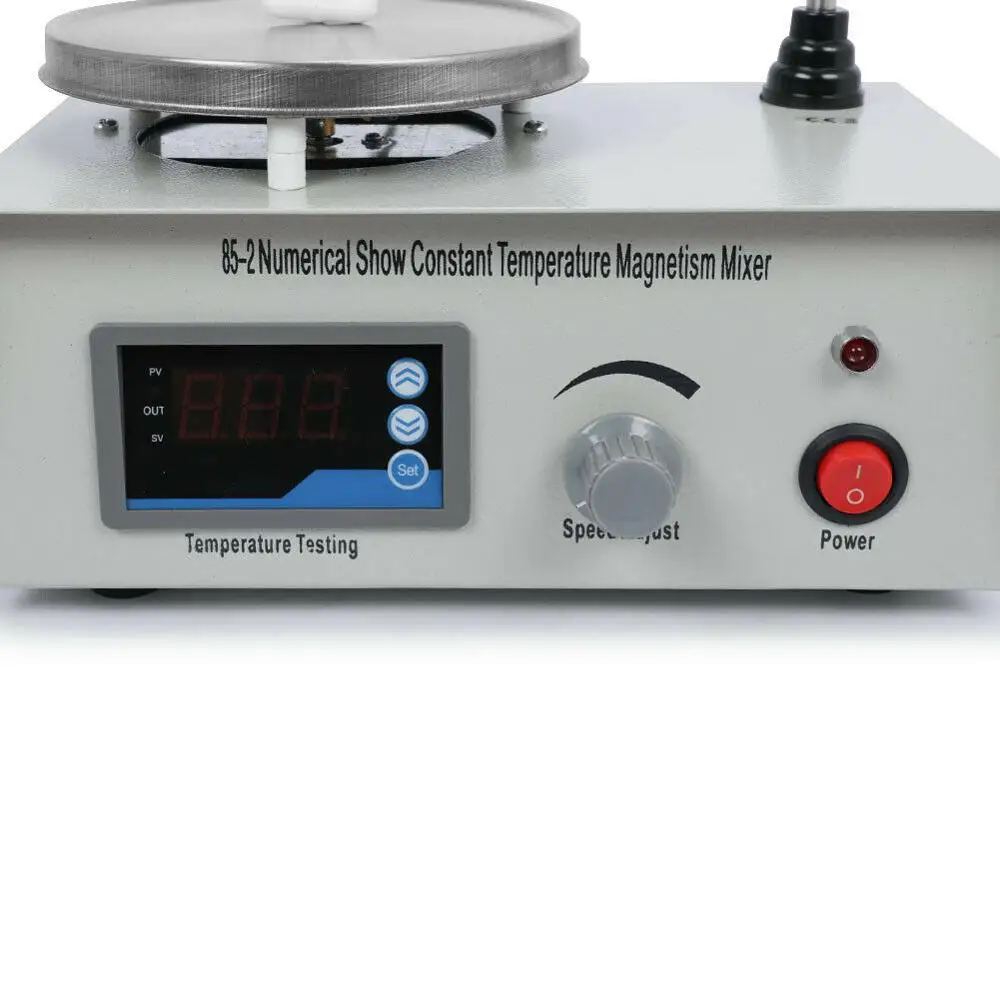 2400rpm 85-2 Lab Magnetic Stirrer Heating Plate Digital Display Adjustable Churn Stir Machine Blender Laboratory Stirrer