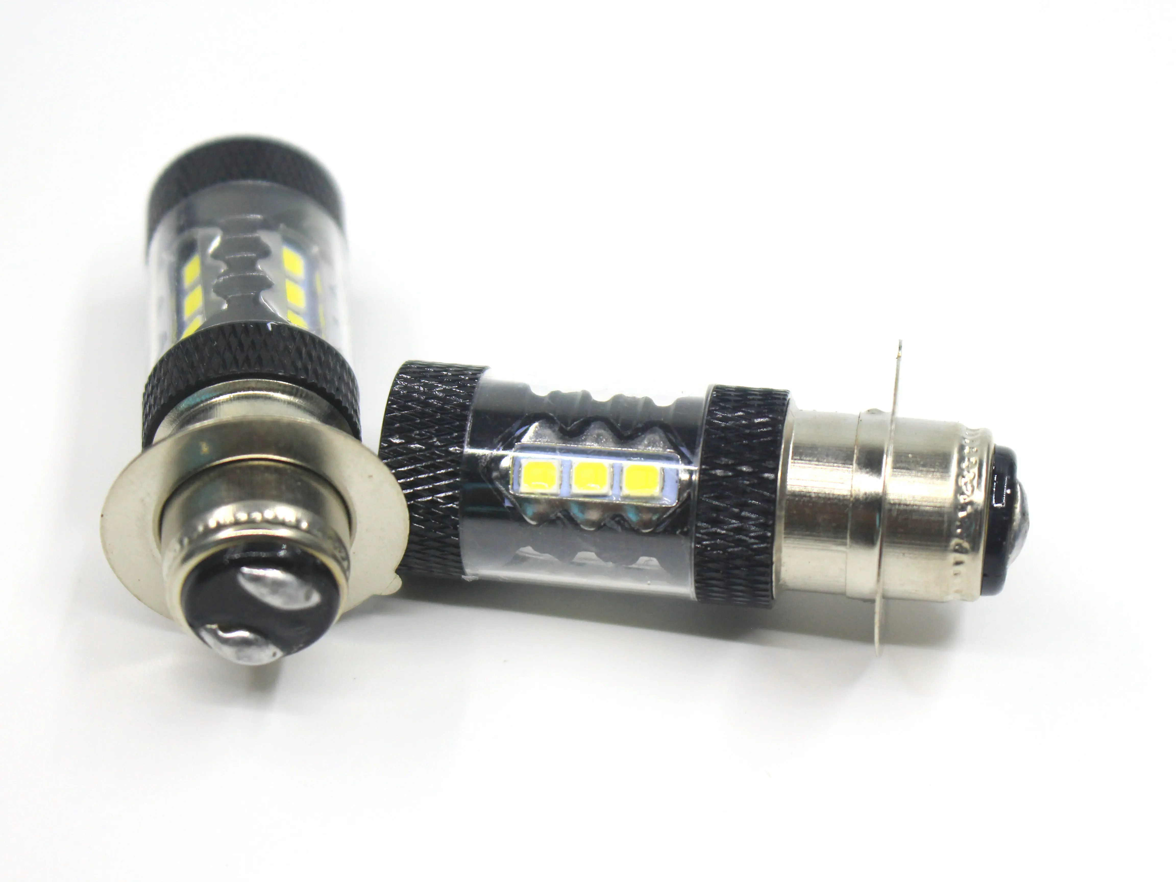 2 шт. H6 80 Вт 3030 16SMD мотоцикл светодиодный фары белый шарик автомобиля 12V 6000K светодиодный потолочный светильник