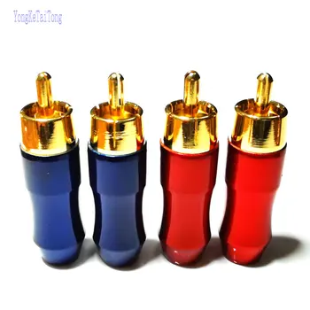 

4PCS Plating Gold High Quality RCA Female Terminal Jack Socket AV Audio Video Connector