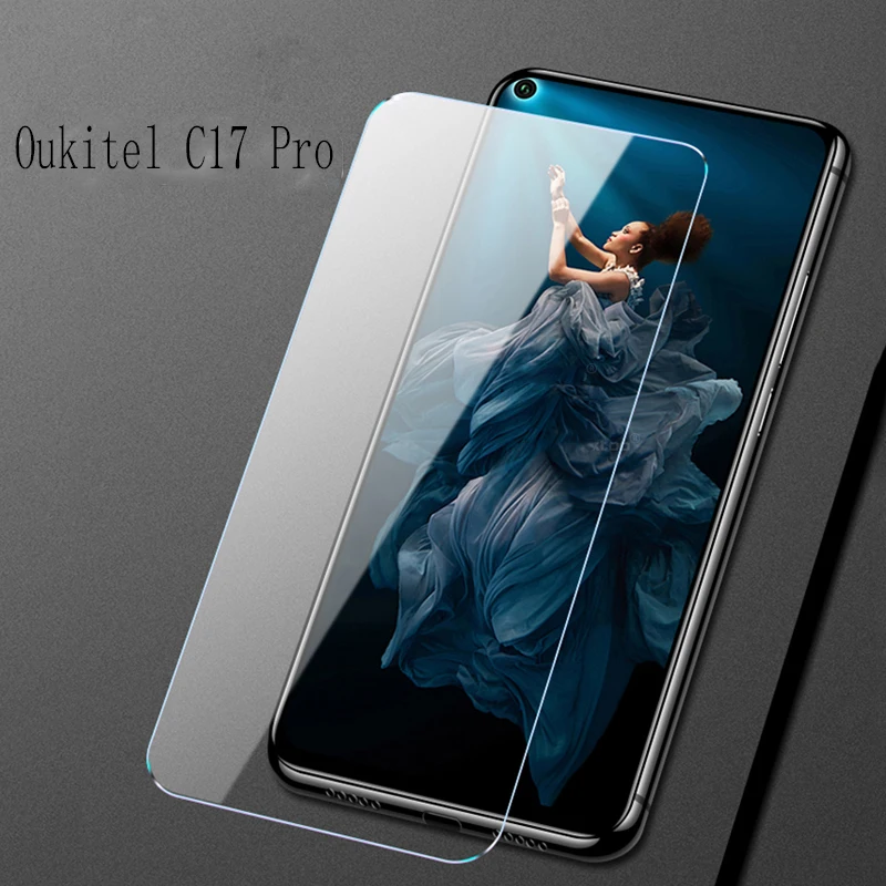 Закаленное стекло для Oukitel C17 Pro 6,3" 9 H 2.5D защитная пленка Взрывобезопасное прозрачное защитное покрытие ЖК-экрана
