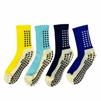 

2020 Adult Soccer Socks same Size Anti Slip Rubber Block Football Socks Men Rugby Baseball Basketball Socks