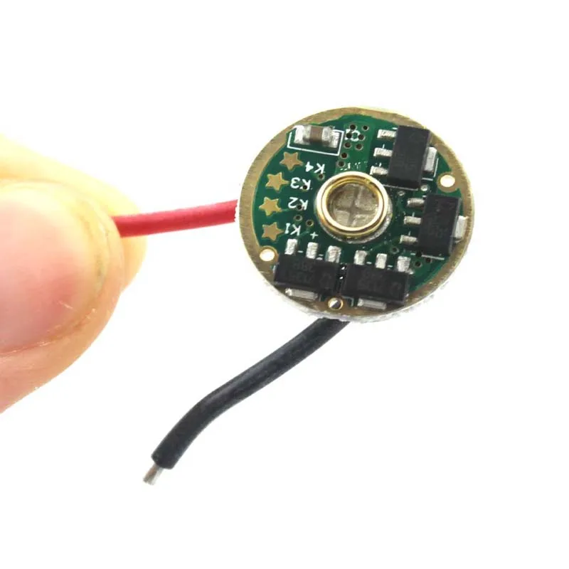 17 мм 7135x8 MCU затемнения 3000mA 5-режимная Монтажная схема светодиодной лампы для CREE MCE P7/CREE XML T6 светодиодный фонарик(5 шт/лот
