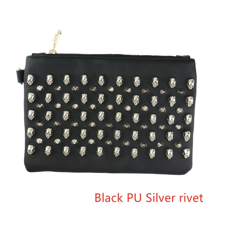 Silver rivet NRC сумка для гольфа дождевик череп заклепки сумка наружная Портативная сумка для мини-гольфа многофункциональная заклепка Большая вместительная сумка для отдыха - Цвет: Silver rivet