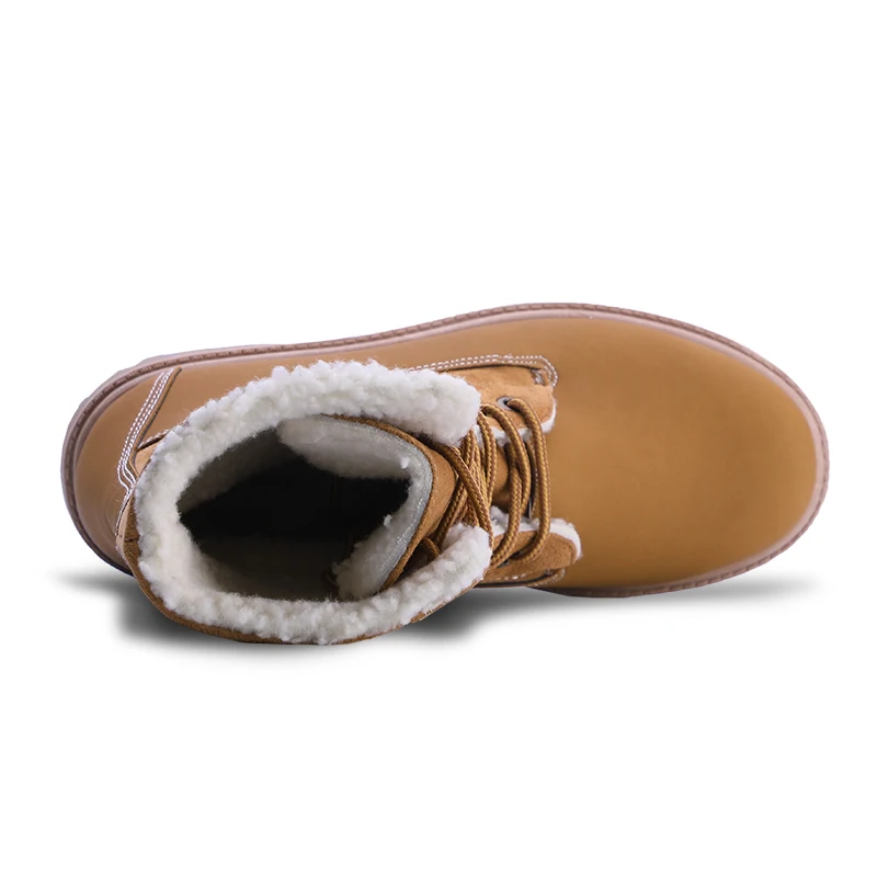 Женские зимние ботинки; Модные непромокаемые ботильоны Martens