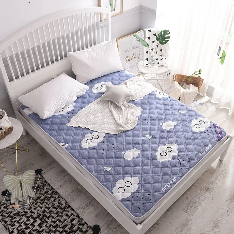 

New Style-Washing Student Bed Pads Thin Tatami Mattress Bed Mattress Double Mengsi Anti-slip Folding Protection Pad