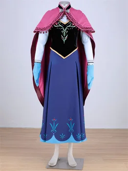 

Frozen Princess Anna Elsa Princess Dress Princess Anna Costume Adult Snow Grow Princess Anna Cosplay Costume For Halloween