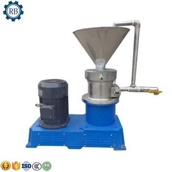 

Horizontal peanut butter colloid mill production line / cucumber juice grinding machine / soybean milk maker machine