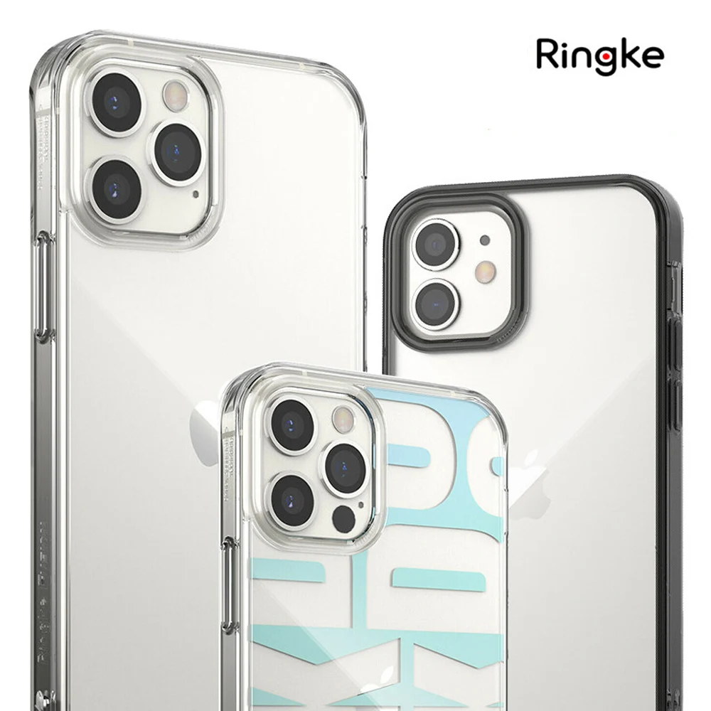 Ringke Fusion Case for iPhone 12 Pro Clear PC Back and Soft TPU Frame Hybrid  Drop Protection for iPhone  12 Cove