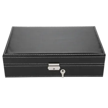 

packaging Watch Box Man Woman with 8 Compartments, Metal Closure, Storage Case for Watch box for jewelry ss