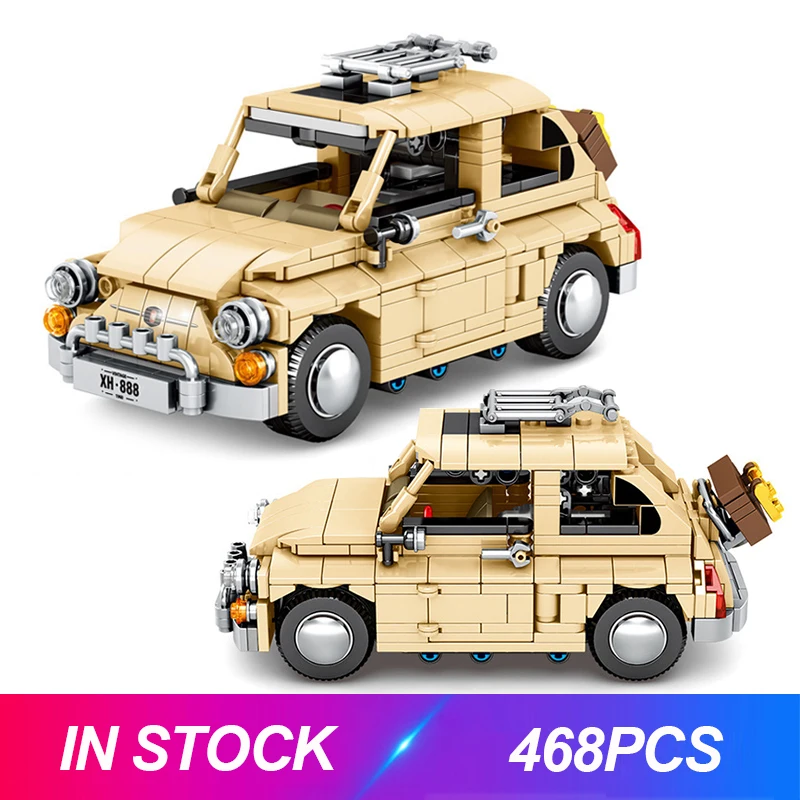 Блоки Sembo 8100 FIATCAR совместимый с Creator 10271 Строительные кирпичи развивающие игрушки