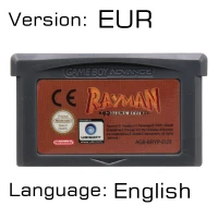 32 бит видеоигры картридж Консоли Карты для nintendo GBA Rayman английская языковая версия - Цвет: Rayman Hoodlums