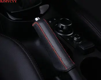 

BJMYCYY Car styling Car handbrake sleeve For Mazda CX3 CX3 Accessories