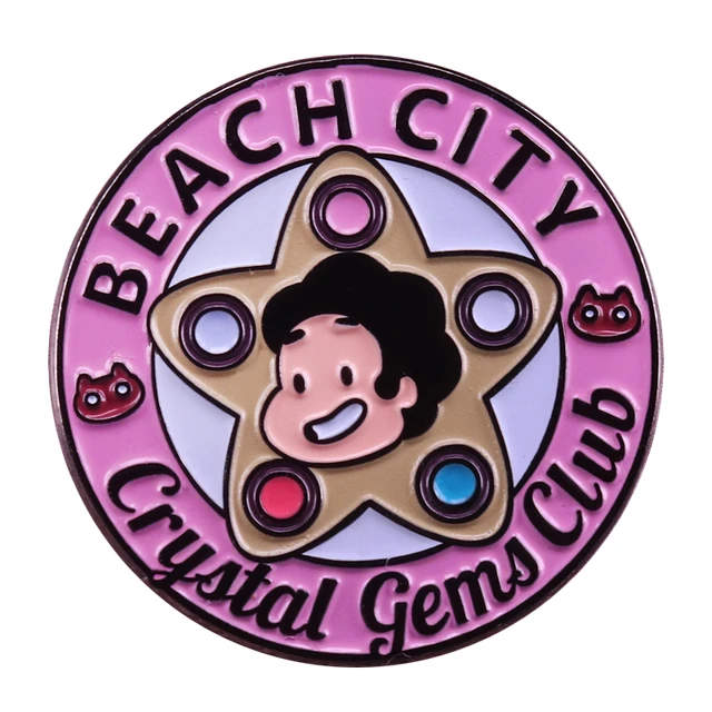 Steven Universe Enamel Pin Collection Pink Gems Blue Diamond Garnet Cartoon  Tv Series Characters Brooch - Brooches - AliExpress