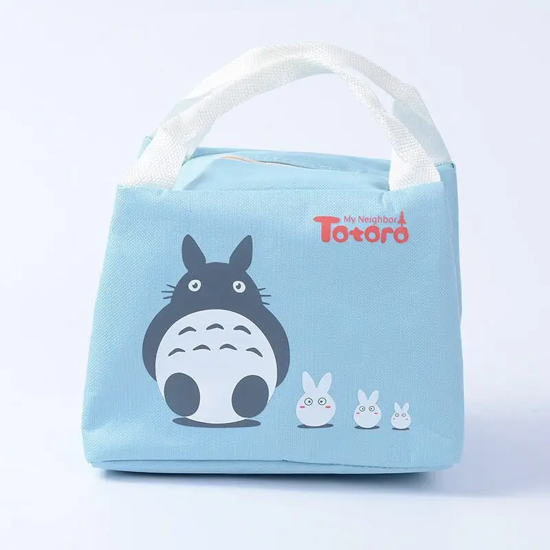 Корейский стиль мультфильм изолированный мешок открытый милый KT Bento Box сумка-холодильник Водонепроницаемая рубашечная ткань, молния ланч бокс сумка-холодильник