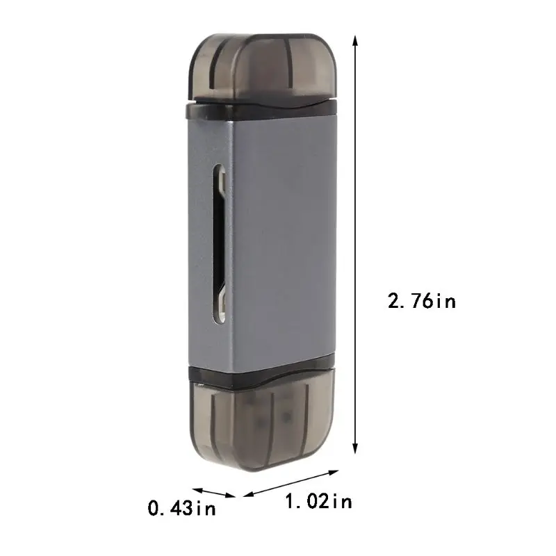 Тип C и Micro USB и USB OTG SD TF кард-ридер для портативных ПК мобильных телефонов