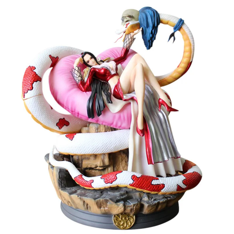 35 см аниме one piece GK Боа Хэнкок ПВХ фигурка большая Коллекционная модель подарок игрушка для детей - Цвет: NO BOX