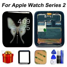Протестированный сенсорный экран для Apple Watch Series 2 38 мм спортивный ЖК-дисплей дигитайзер сборка для часов S2 42 мм сапфир