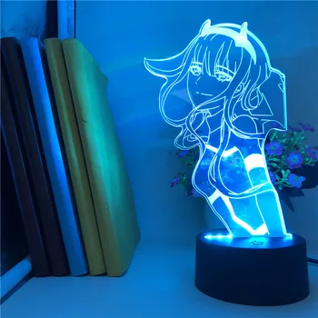 

Bluetooth Control Table Anime 3D Lamp CODE:02 DARLING In The FRANXX Children's Night Light Decor Best Present 3D Night Lights