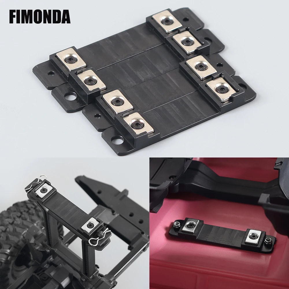 FIMONDA магнитные крепления для кузова 1/10 RC Crawler Car Traxxas TRX4 TRX6 G63 обновленные