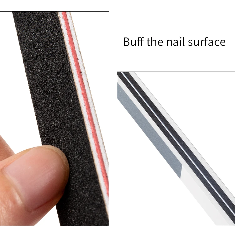 6Pcs/Set Nail Art Polish Remover Gel Soak Off Cap Clip Cuticle Pusher Cotton Wipes Polishing File Buffer Manicure Clean Tool