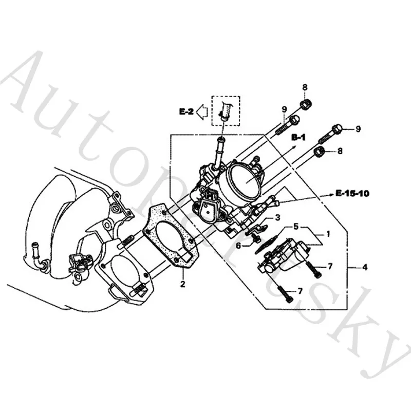 TK93 дроссельной заслонки 16400-RAA-A62 для Honda Accord Элемент 2,4 2003-2006 OEM 16400-RAA-A61 16400RAAA61 16400-RAA-A63 16400-PZD-A