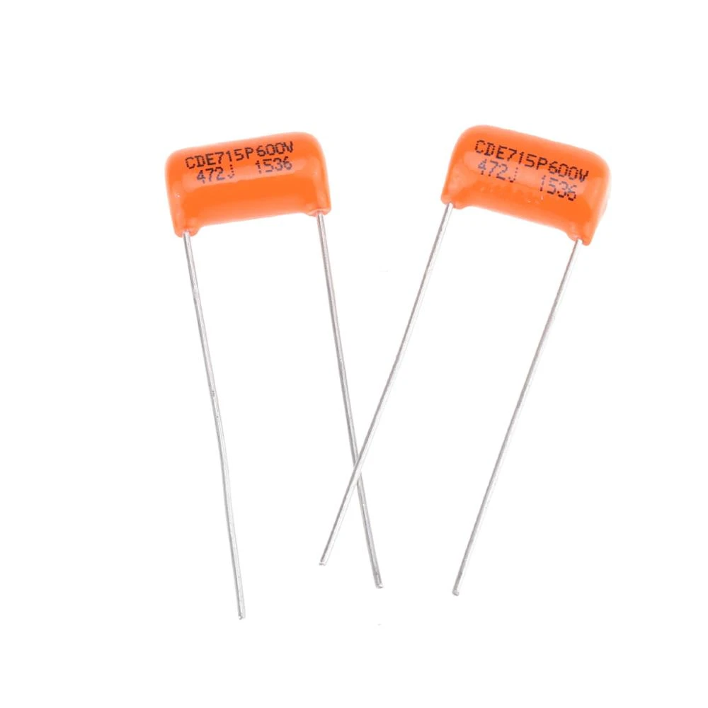 Cde Sprague オレンジドロップコンデンサトーンキャップポリプロピレン 0047 Uf 715 1080p 472j 600 V ギターやベース セット Of2 Guitar Parts Accessories Aliexpress