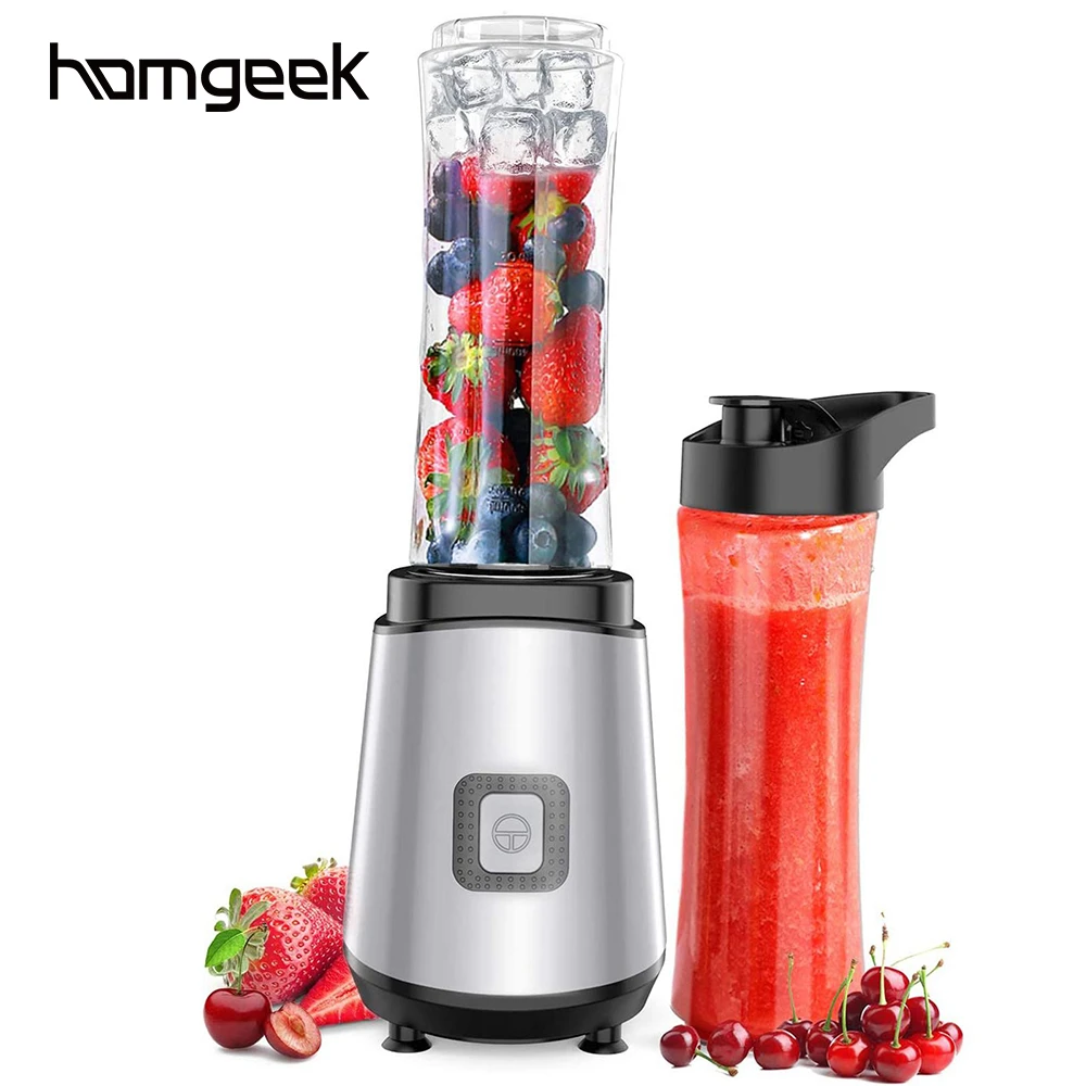Homgeek Portable Electric Juicer Blender For Shakes And Smoothies 400w