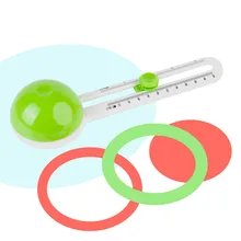 Patchwork Compass for Greeting Card DIY Handmade Circle Papter Cutter Round Paper-Cutting Knife Scrapbooking Label Photo Cutter