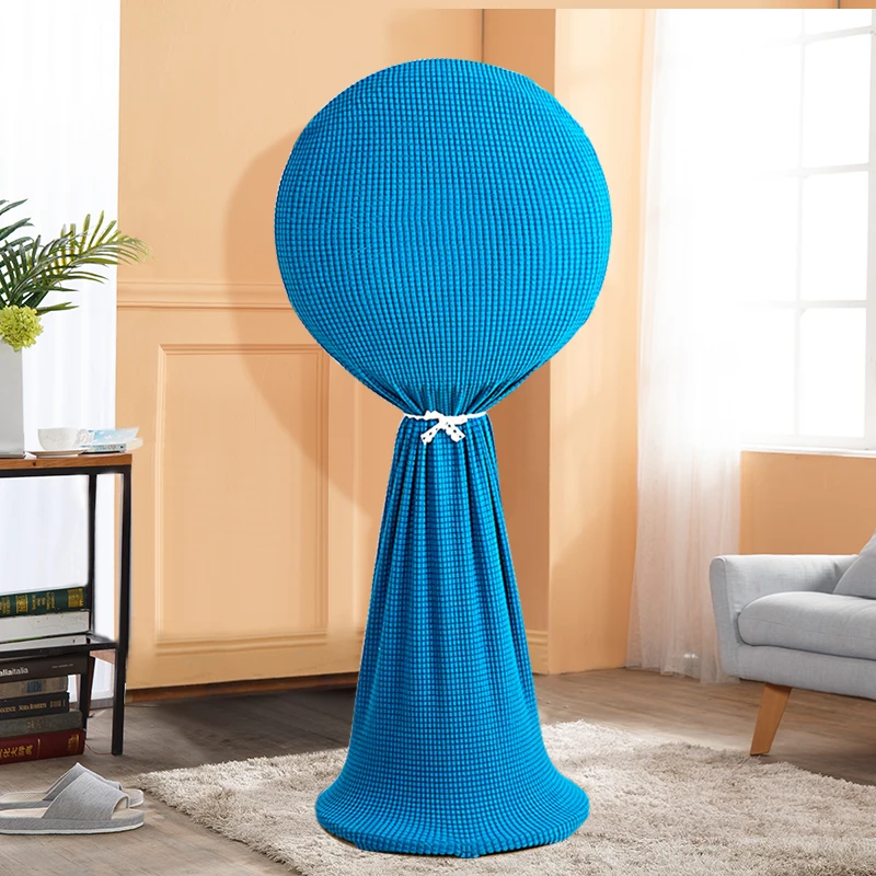 floor stand electric fan full cover solid kintted elastic fabric dust cover for electric fan protection