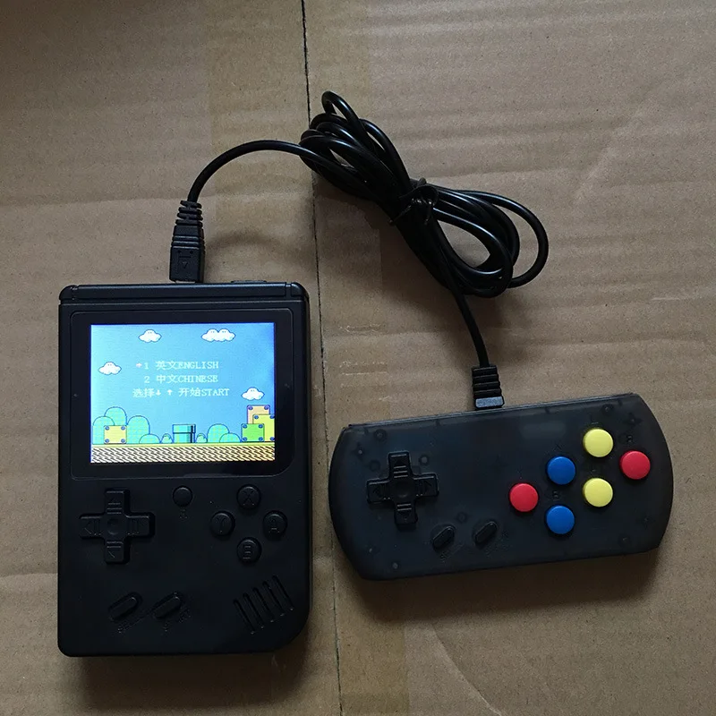 Coolbaby RS-6A Ретро Портативный мини портативная игровая консоль Gameboy 8-битный ЖК-дисплей детская Цвет ТВ игровой плеер встроенный 168 игр