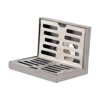 

Anti Odor Same-layer Filter Shower Home L Shape Stainless Steel Wall Side Bathroom Solid Hair Floor Drain Non Slip