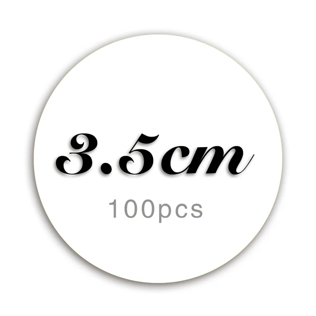 Custom Sticker And Customized LOGO Wedding  Design Your Own Stickers Personalized Adhesive Round Label For Packing 3.5CM-100PCS