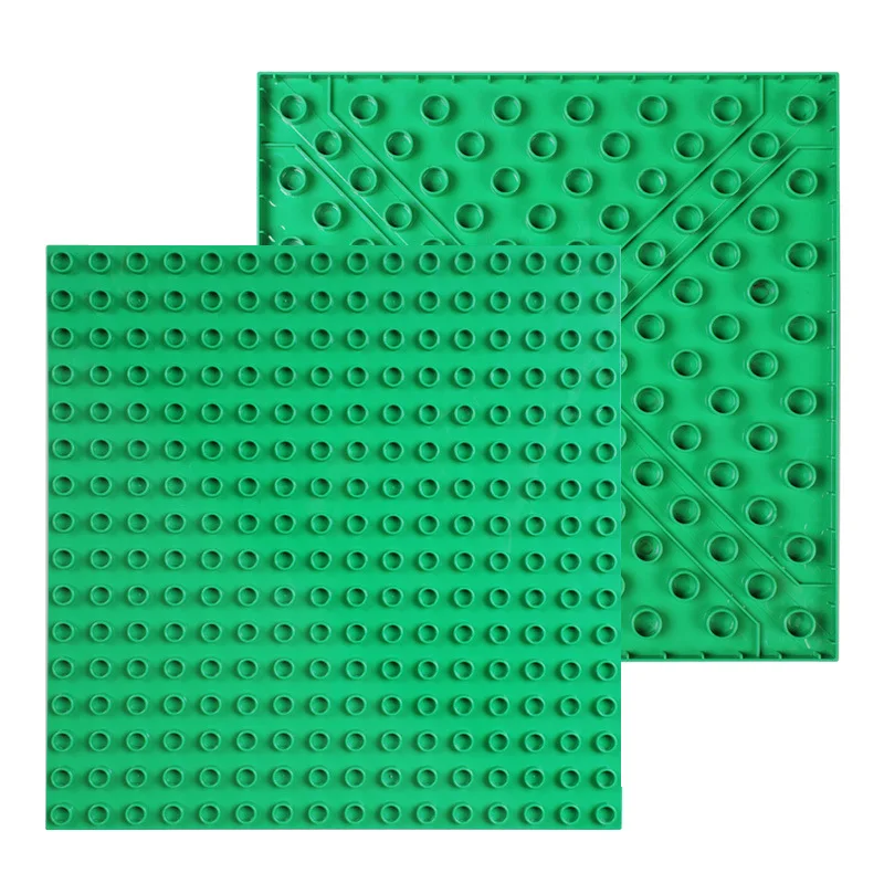 256-Duploe-Big-Bricks-Base-Plate-16-16-Dots-Double-Side-Baseplate-Building-Blocks-Toys-For