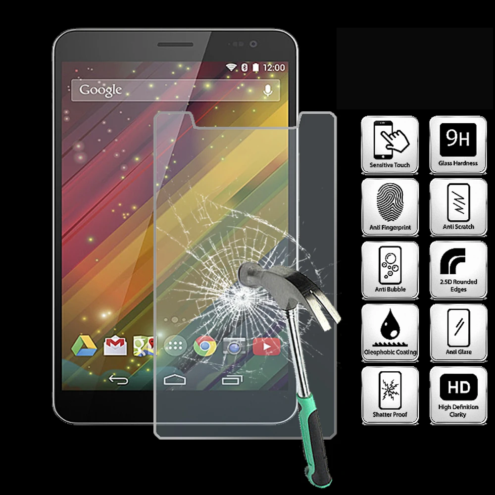 Для HP Slate 7 VoiceTab Ultra-9H закаленное стекло для защиты экрана планшета