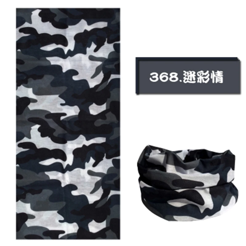 Camo Magic Scarf Face Bandanas Headwear Bandana Mask Shemagh Tactical Balaclava Outdoor Cycling Hiking Scarves Turban Head Wrap