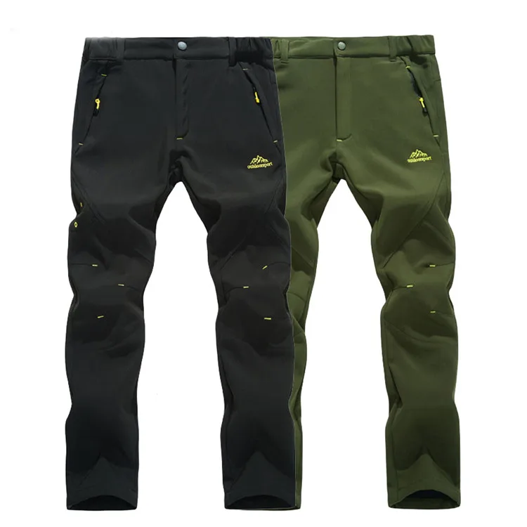 JACKSANQI мужские зимние треккинговые брюки новые уличные водонепроницаемые ветрозащитные утепленные брюки походные лыжные брюки 5XL RA257