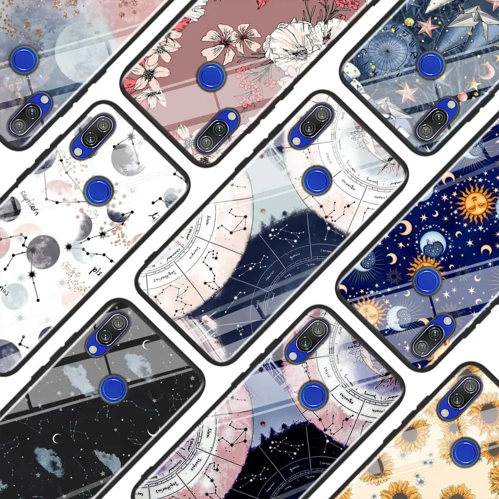

Constellationastrology chart for Xiaomi Redmi Note 8 7 6 5 4X 4 K20 Pro 7A 6A 6 S2 5A Plus Super Bright Black Phone Case