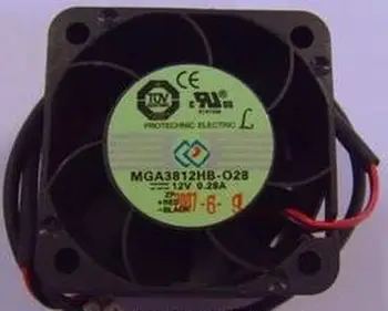

MGA3812HB-O28 38*38*28mm 3828 12V 2 wire switch fan