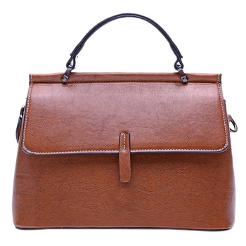 

Women'S Vegan Leather Handbags Faux Leather Satchel Top Handle Shoulder Bags Briefcases With Removable Shoulder Strap Brown