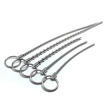 Stainless Steel Urethral Catheter Penis Plug Urethral Sound Metal Dilator Horse Eye Stimulation Adult Sex Toys for Men Gay 4