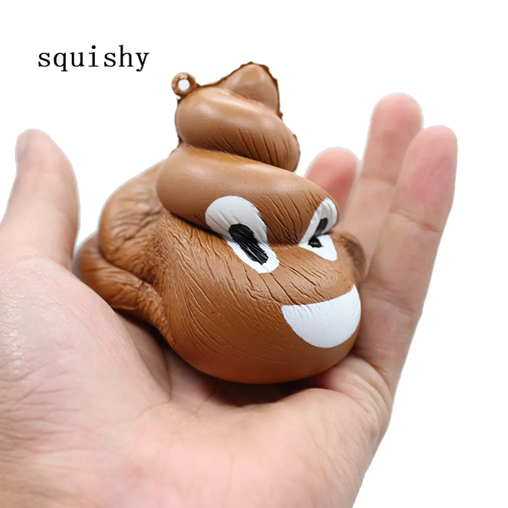 Горячая Мягкая сумасшедшая табуретка Squeeze Poo медленно поднимающаяся забавная игрушка для снятия стресса, декор из мягкой искусственной кожи, модель игрушки для детей, младенцев