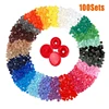 Plastic Snap Buttons Fasteners T3 For Clothes Garment Accessories Resin Snaps Press Buckles 100 sets 2