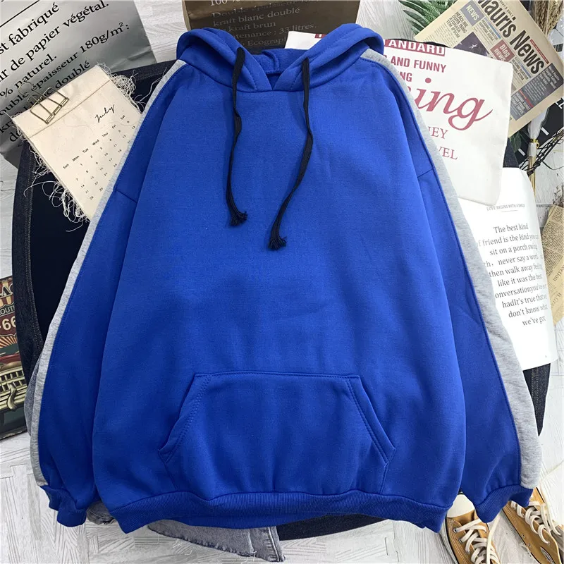  Casual Hoodies Sweatshirt Women Korean 2019 Fall Student Loose Thick Pullover Letter Print Pocket L