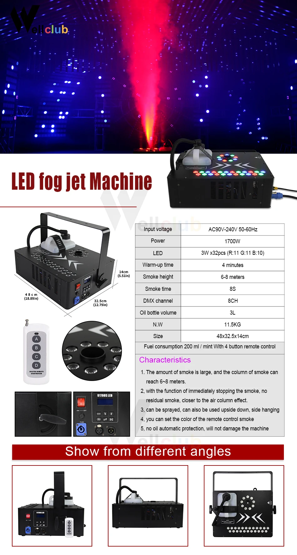 JF1700参数wellclub