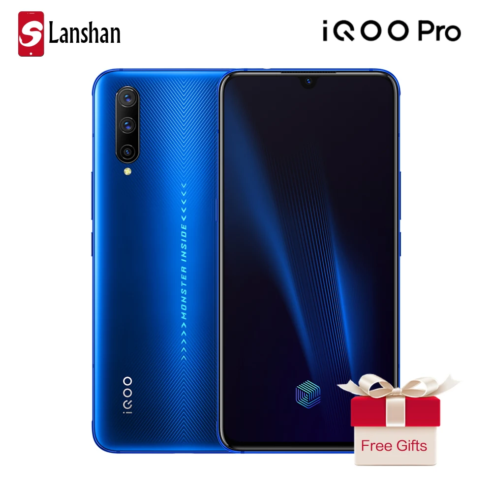 

vivo iQOO Pro Smartphone Snapdragon855 Plus 4500mAh 44W 6.41" Screen 48MP Camera 12GB 128GB Celular Mobile Phone