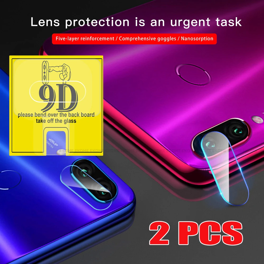 

2PCS 9D Full Cover Tempered Glass For Xiaomi Redmi Note 7 Note 7S K20 Pro Camera Screen Protective Film For Xiaomi Mi9 SE Mi 9T