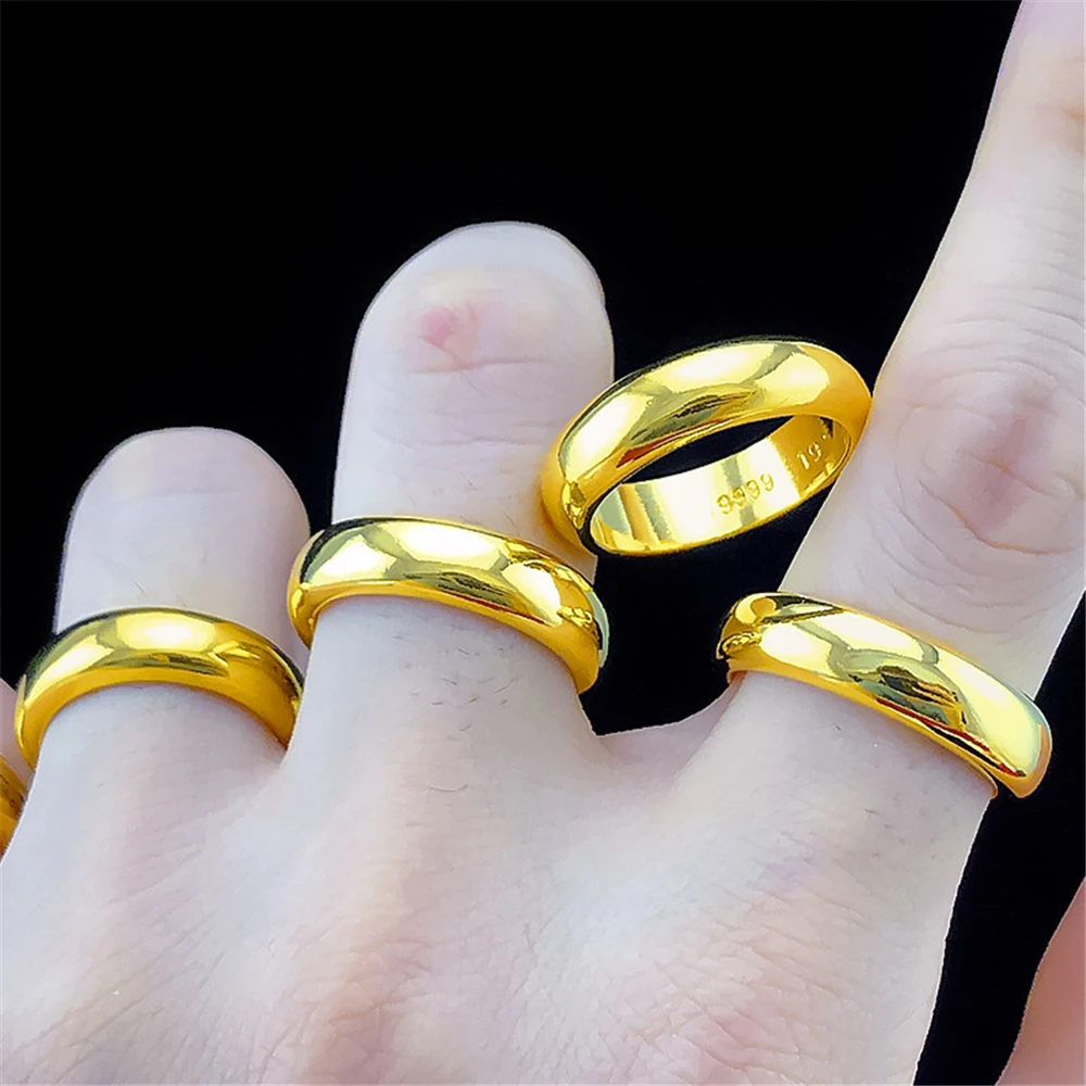 Simple Pure Gold Rings Design | TikTok